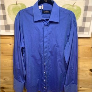 Sergio Valentino Collection Mens Button Up Dress Shirt Size 41/16 Made in Italy